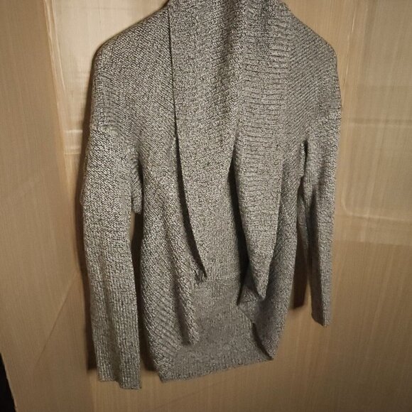 Apt 9 Black White Cocoon Open Front Cardigan Sweater XL - Picture 3 of 6